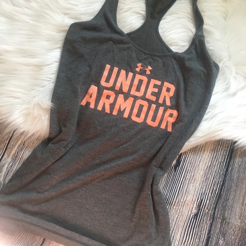 Gray Under Armour Tank Top